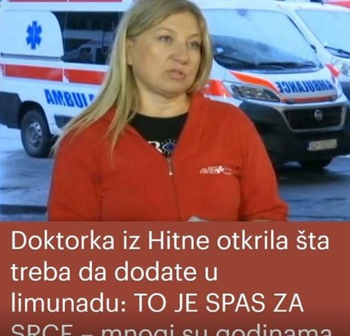 Poznata doktorica otkrila šta treba da dodate u limunadu: TO JE SPAS ZA SRCE! Poznata doktorica otkrila šta treba da dodate u limunadu: TO JE SPAS ZA SRCE! - featured image