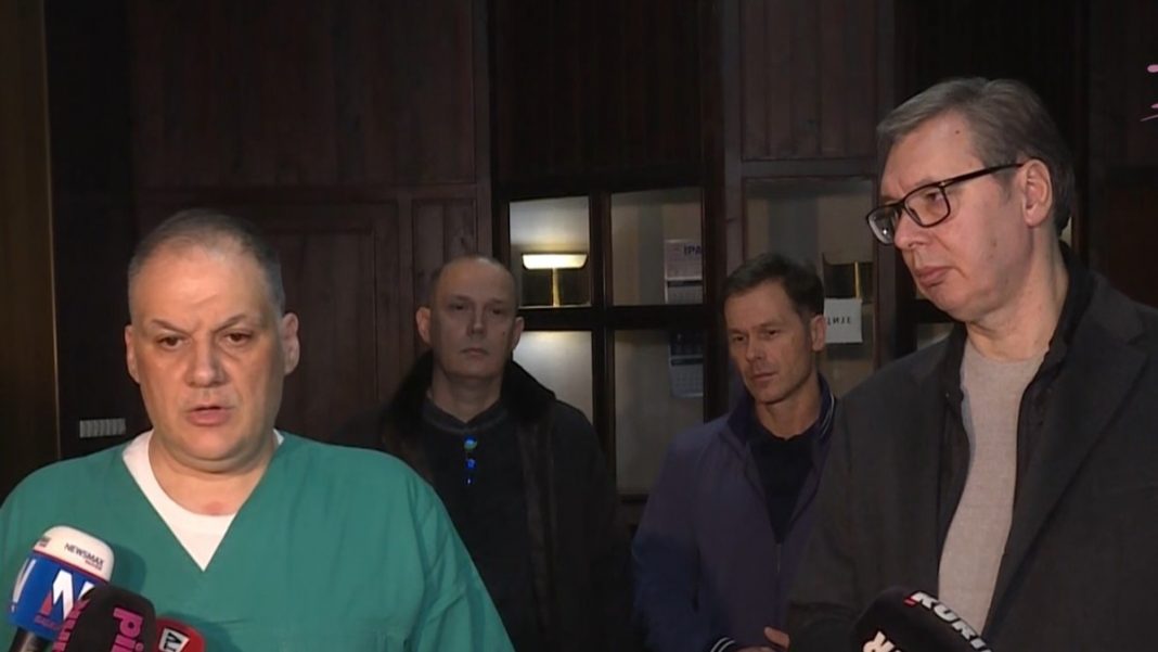 VUČIĆ POSETIO DAČIĆA U KLINIČKOM CENTRU: Predsednik se obratio javnosti, ostalo mu je još 48 sati - featured image