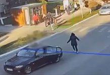 Uznemirujući snimak / Udarila BMW-om djevojčicu na pješačkom, pa nakon toga uradila nešto još gore Uznemirujući snimak / Udarila BMW-om djevojčicu na pješačkom, pa nakon toga uradila nešto još gore - featured image