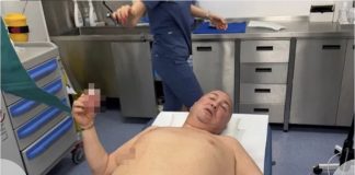 Prva slika Đanija nakon što je izujedan na svadbi: Folker u bolnici, leži bez majice na stolu sa ranom Prva slika Đanija nakon što je izujedan na svadbi: Folker u bolnici, leži bez majice na stolu sa ranom - featured image