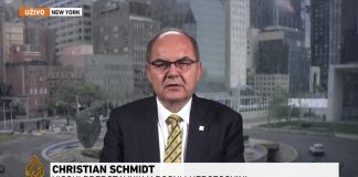 CHRISTIAN SCHMIDT, IZ NEW YORKA: Tri dana prije sjednice Vijeća sigurnosti razgovarao o… CHRISTIAN SCHMIDT, IZ NEW YORKA: Tri dana prije sjednice Vijeća sigurnosti razgovarao o… - featured image