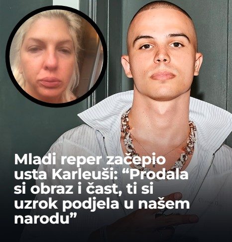 Mladi poznati pjevač odgovorio Karleuši: “Prodala si obraz i čast, ti si uzrok podjela u našem narodu” Mladi poznati pjevač odgovorio Karleuši: “Prodala si obraz i čast, ti si uzrok podjela u našem narodu” - featured image