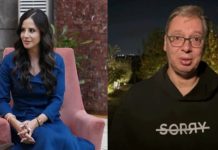 Tamara Vučić nakon poraza supruga objavila emotivnu poruku: „Neka nam je dragi Bog u pomoći“ Tamara Vučić nakon poraza supruga objavila emotivnu poruku: „Neka nam je dragi Bog u pomoći“ - featured image