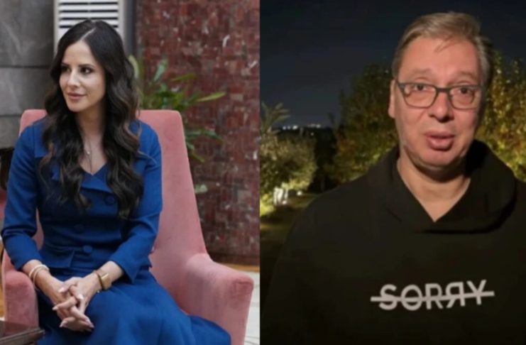 Tamara Vučić nakon poraza supruga objavila emotivnu poruku: „Neka nam je dragi Bog u pomoći“ Tamara Vučić nakon poraza supruga objavila emotivnu poruku: „Neka nam je dragi Bog u pomoći“ - featured image